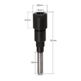 Max Router Bit Collet Extension Chuck Adapter  8mm Shank