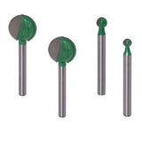 Max 6mm Shank Woodworking Ball Cutter Router Bits Root Carving Blades Standard