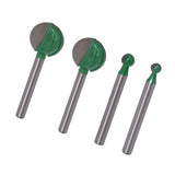 Max 6mm Shank Woodworking Ball Cutter Router Bits Root Carving Blades Standard