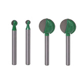 Max 6mm Shank Woodworking Ball Cutter Router Bits Root Carving Blades Standard