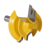Max 1/4'' Shank 45 Degree Lock Miter Glue Joint Router Bit Wood Milling Cutter
