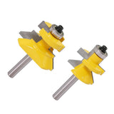 Max Matched Tongue &Groove V Notch Router Bits Woodworking Cutter
