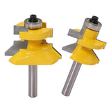 Max Matched Tongue &Groove V Notch Router Bits Woodworking Cutter