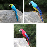 Max Artificial Bird Feather Foam Simulation Parrot Home Garden Decor A