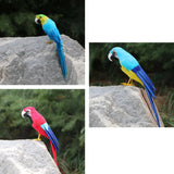 Max Artificial Bird Feather Foam Simulation Parrot Home Garden Decor A