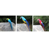 Max Artificial Bird Feather Foam Simulation Parrot Home Garden Decor A