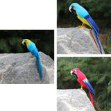 Max Artificial Bird Feather Foam Simulation Parrot Home Garden Decor A