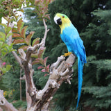 Max Artificial Bird Feather Foam Simulation Parrot Home Garden Decor A
