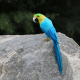 Max Artificial Bird Feather Foam Simulation Parrot Home Garden Decor A
