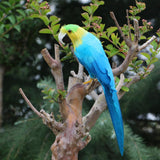 Max Artificial Bird Feather Foam Simulation Parrot Home Garden Decor A