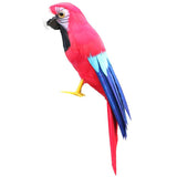 Max Artificial Bird Feather Foam Simulation Parrot Home Garden Decor B