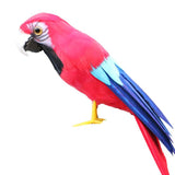 Max Artificial Bird Feather Foam Simulation Parrot Home Garden Decor B