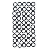 Max 50pcs Rubber Garden Water Hose Washer Sprinkler Nozzle Standard Replacements