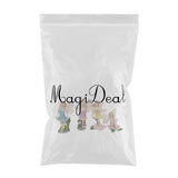 Max 4x Miniature Music Instrument Flower Fairy Resin Garden Dollhouse Decor