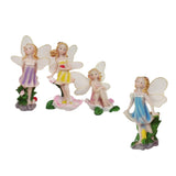 Max 4x Miniature Music Instrument Flower Fairy Resin Garden Dollhouse Decor