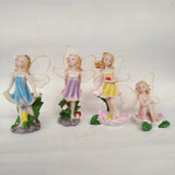 Max 4x Miniature Music Instrument Flower Fairy Resin Garden Dollhouse Decor