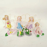 Max 4x Miniature Music Instrument Flower Fairy Resin Garden Dollhouse Decor