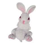 Max Small Resin Sitting Rabbit Bunny Figurine Statue Outdoor Lawn Decor White