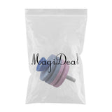 Max Lawn Mower Blade Sharpener Grinder Wheel Stone for Power Drill Blue and Pink