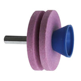 Max Lawn Mower Blade Sharpener Grinder Wheel Stone for Power Drill Pink