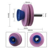 Max Lawn Mower Blade Sharpener Grinder Wheel Stone for Power Drill Pink