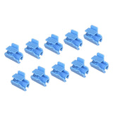 Max 10Pcs Pipe Clamps for Fixing Greenhouse Film Netting Blue