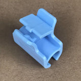 Max 10Pcs Pipe Clamps for Fixing Greenhouse Film Netting Blue
