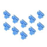 Max 10Pcs Pipe Clamps for Fixing Greenhouse Film Netting Blue