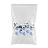 Max 10Pcs Pipe Clamps for Fixing Greenhouse Film Netting Blue