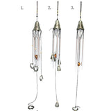 Max 70cm Antirust Metal Wind Chimes Garden Decoration Home Ornament  Style_A