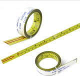 Maxbell Self Adhesive Measure Tape Metric Ruler Measure Tools Left to Right(0-200cm)