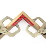 Max 90 Degree Positioning Squares Right Angle Clamps 12x12cm Woodworking Tool