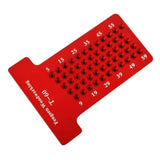 Max Woodworking Scriber T-type Ruler Hole Carpenter Marking Tool T60 Red