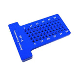 Max Woodworking Scriber T-type Ruler Hole Carpenter Marking Tool T60 Blue