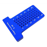 Max Woodworking Scriber T-type Ruler Hole Carpenter Marking Tool T60 Blue