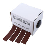 Max Multi Abrasive Rolls Pack 150, 240, 320, 400 Grit Sandpaper for Woodworkers
