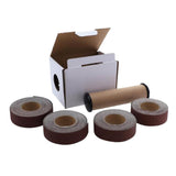 Max Multi Abrasive Rolls Pack 150, 240, 320, 400 Grit Sandpaper for Woodworkers