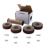 Max Multi Abrasive Rolls Pack 150, 240, 320, 400 Grit Sandpaper for Woodworkers