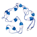Max 16ft Swim Pool Safety Divider Rope&Float Line Kit with 2 Pre-Assembled Hook