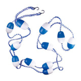Max 16ft Swim Pool Safety Divider Rope&Float Line Kit with 2 Pre-Assembled Hook