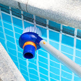 Max Nylon Bristle Corner & Cleaning Brush Head Above Swimming Pool Spa Hot Tub