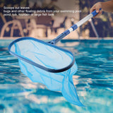 Max Swimming Pool Leaf Skimmer Net with Pole Fine Mesh Pool Cleaner Skimming Net