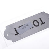 Max Stainless Steel House Door Plaque Wall Sign Garden TOILET