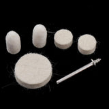 Max 110pcs Wool Grinding Head Wheel Rotary Grinding and Polishing Tool +12xShank