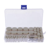 Max 110pcs Wool Grinding Head Wheel Rotary Grinding and Polishing Tool +12xShank