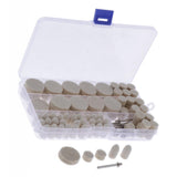 Max 110pcs Wool Grinding Head Wheel Rotary Grinding and Polishing Tool +12xShank