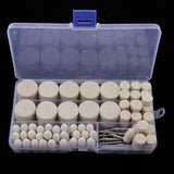 Max 110pcs Wool Grinding Head Wheel Rotary Grinding and Polishing Tool +12xShank