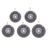 Max Stainless Steel Wire Abrasive Brush Wheel 5 Size 100x16mm (0.15mm wire dia.)