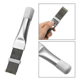 Max Universal Stainless steel HVAC Tool Fin Comb+Straighten Clean Condenser Fins