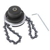 Max 65Mn Brush Cutter Trimmer Head With Sawchain for Lawn Mower